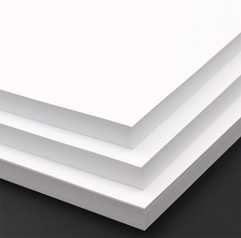 TEETOOKEA 30 Sheets White Cardstock, 8.5 x 11 Card Stock, 92lb/250gsm Thick Cover Stock, Heavyweight Printer Paper for Invitations, Scrapbooking, Crafting, DIY Projects, Decoration and Drawing - Image 4